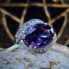 Haunted Alchemy Druid Sorceress Djinnya Genie Ring of Psychic Power, Intuition + Extreme Magic Ability! BOLD energy! Telepathy! .925! ~ White Magick LUCK * $