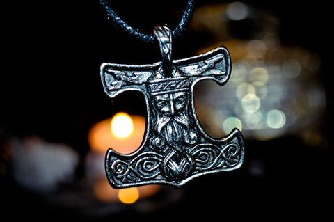 HAUNTED NORSE DJINN ALMIGHTY POWER of THOR AMULET! GENIE PENDANT! UNLEASH SECRETS & MAGICK OF NORSE GODS! OCCULT WISDOM & WISHES!