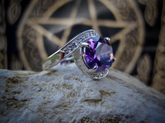 Haunted Alchemy Druid Sorceress Djinnya Genie Ring of Psychic Power, Intuition + Extreme Magic Ability! BOLD energy! Telepathy! .925! ~ White Magick LUCK * $