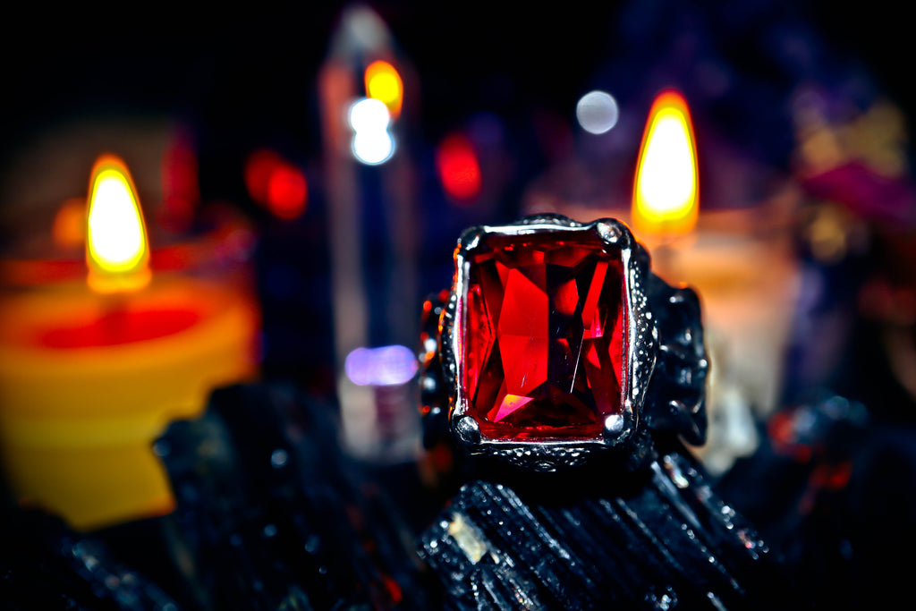 MYSTIC JANNU Fiery Wall Of Protection DJINN Genie Ring