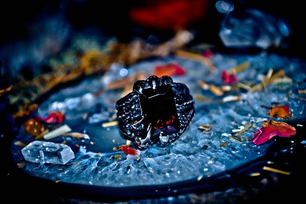 SKULL & BONES ILLUMINATI Arcane Dragon Djinn Ring Haunted Elite Power Money