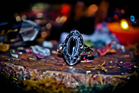 OCCULT Samhain Gateway Call of the Shadows Ring! SPEAK to the Dead & Conjure Raw Energy! Gain Wealth & Wisdom! Necromancy and 3rd Eye Magick!